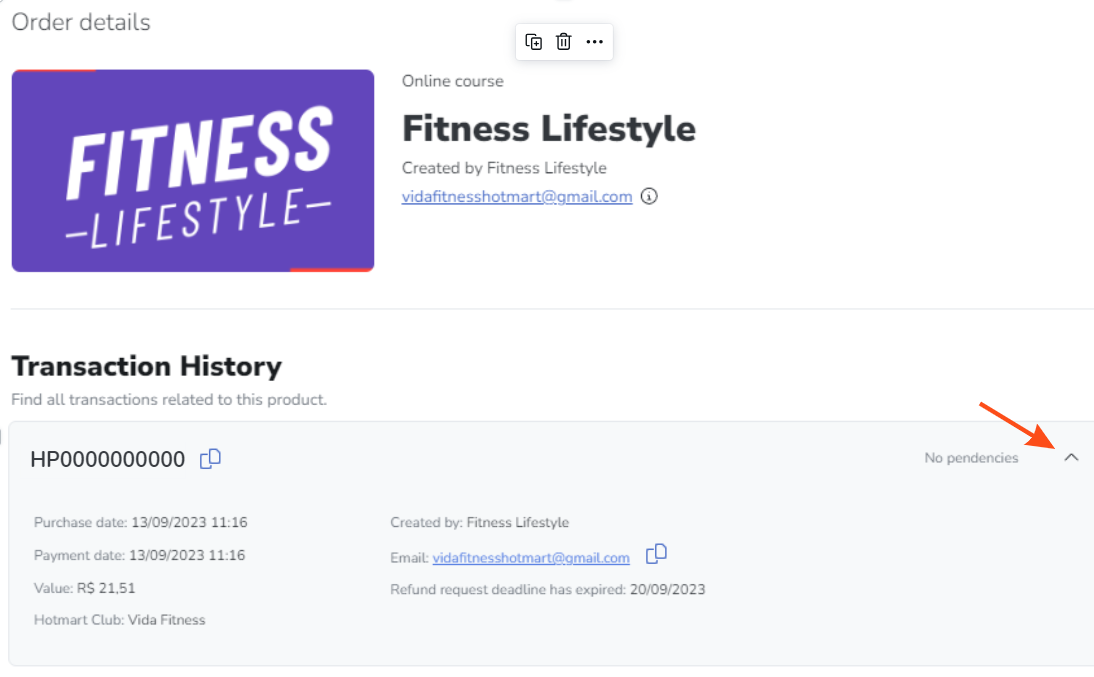 How do I find my purchase details? – Support Hotmart
