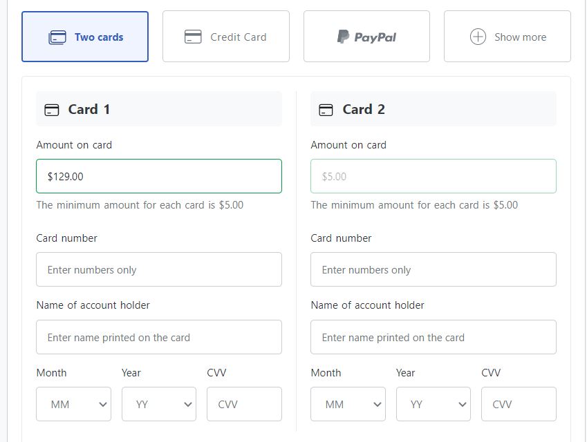 Can I Make Purchases Using Two Credit Cards? - Hotmart Help Center